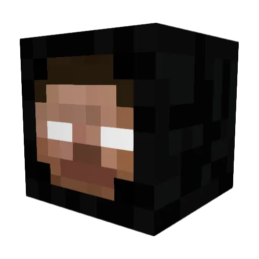 asia2327 Minecraft avatar head, 3D render