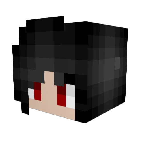 asiat228 Minecraft avatar head, 3D render