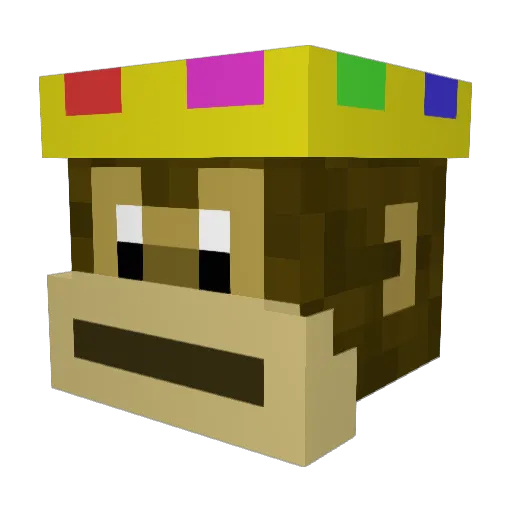 asimoooo Minecraft avatar head, 3D render