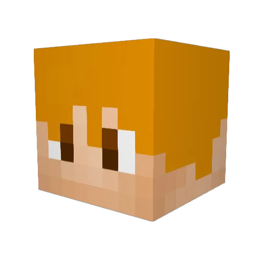 asimxgamer Minecraft avatar head, 3D render