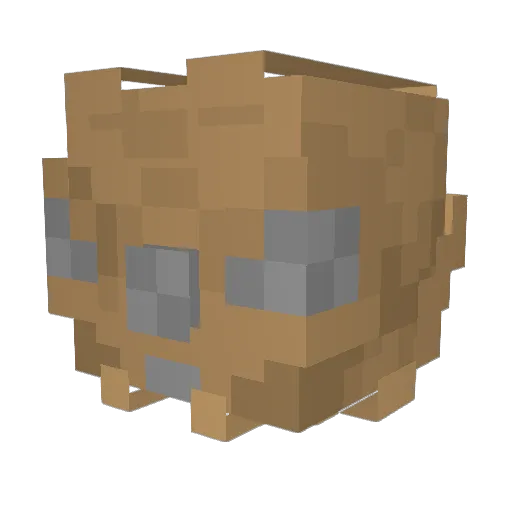 ask_angelsdotcom Minecraft avatar head, 3D render