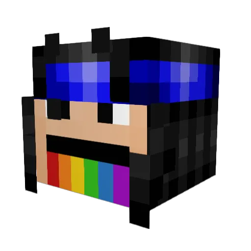 asken73 Minecraft avatar head, 3D render