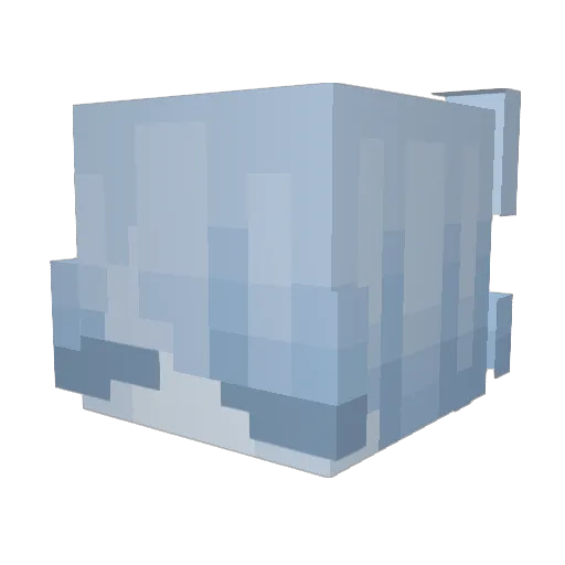aski_i Minecraft avatar head, 3D render
