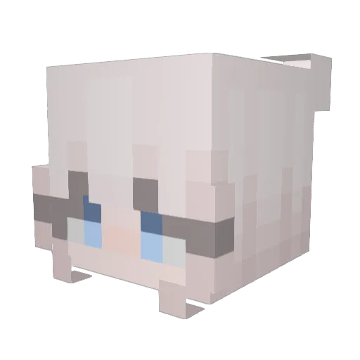 askistan Minecraft avatar head, 3D render