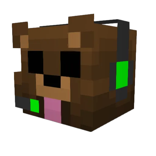 askolon77 Minecraft avatar head, 3D render