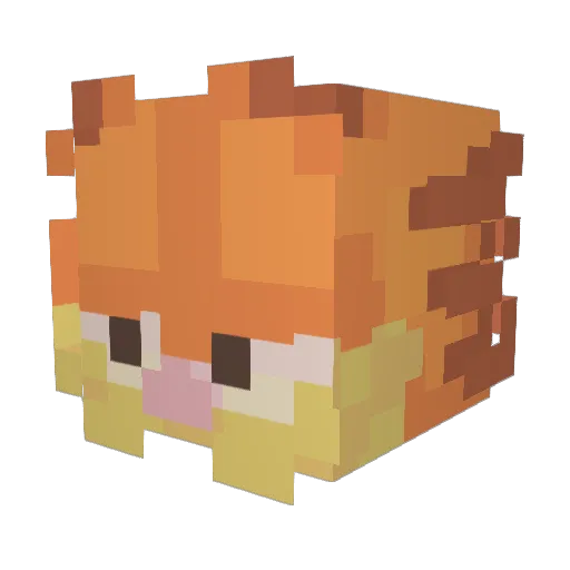 askyf Minecraft avatar head, 3D render