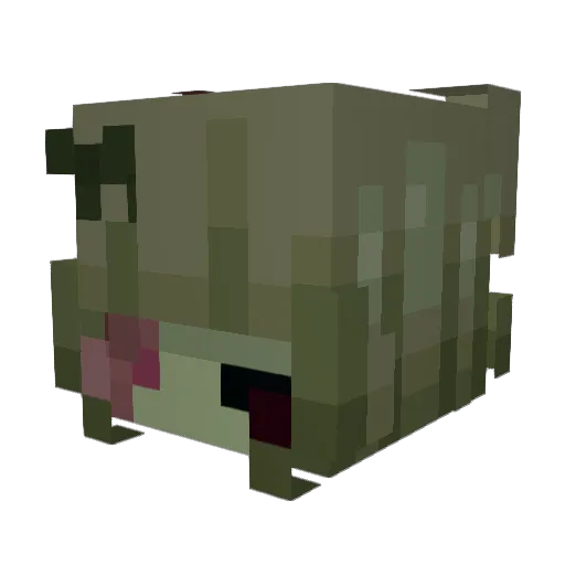 asl4ua Minecraft avatar head, 3D render