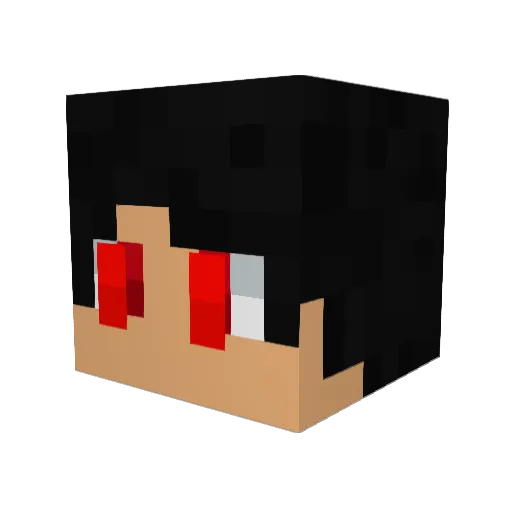 aslan1s Minecraft avatar head, 3D render