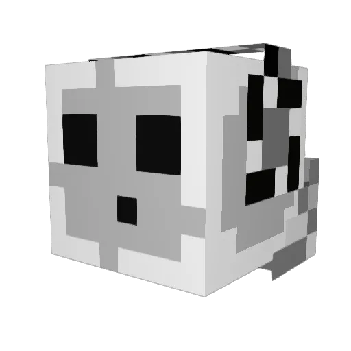 aslan61642 Minecraft avatar head, 3D render