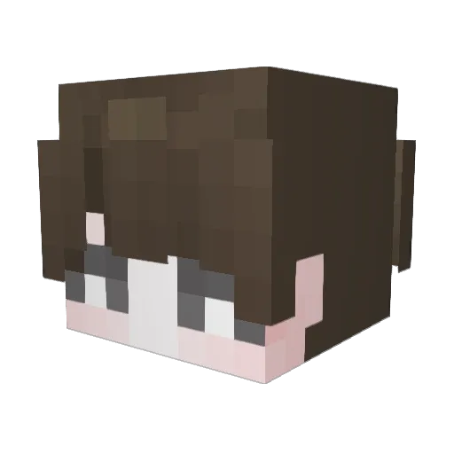asmallsheep Minecraft avatar head, 3D render