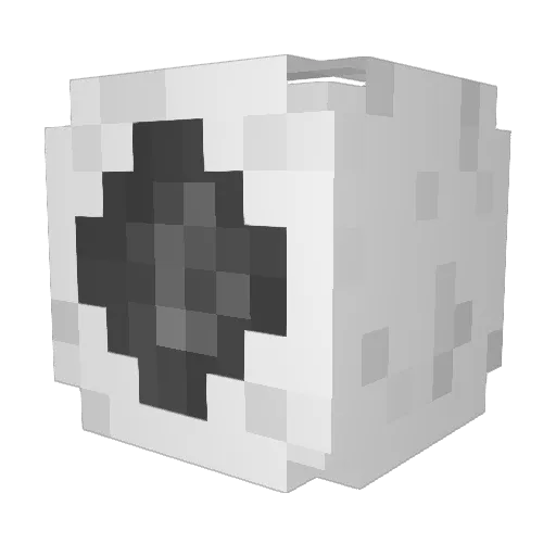 asmem Minecraft avatar head, 3D render