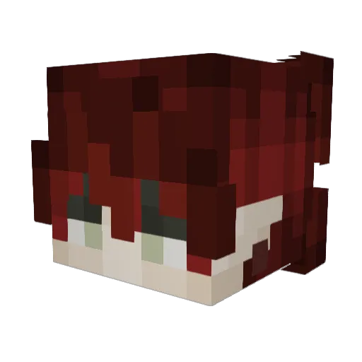 asmodeus1213 Minecraft avatar head, 3D render