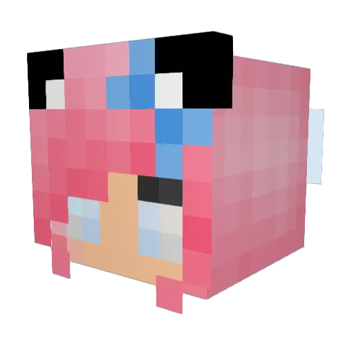 asmolbirb98 Minecraft avatar head, 3D render