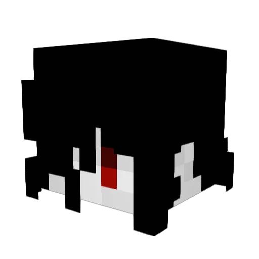 asobermasher Minecraft avatar head, 3D render
