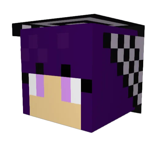 asonnens Minecraft avatar head, 3D render