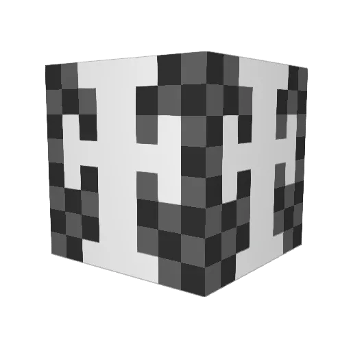 asonofGod Minecraft avatar head, 3D render