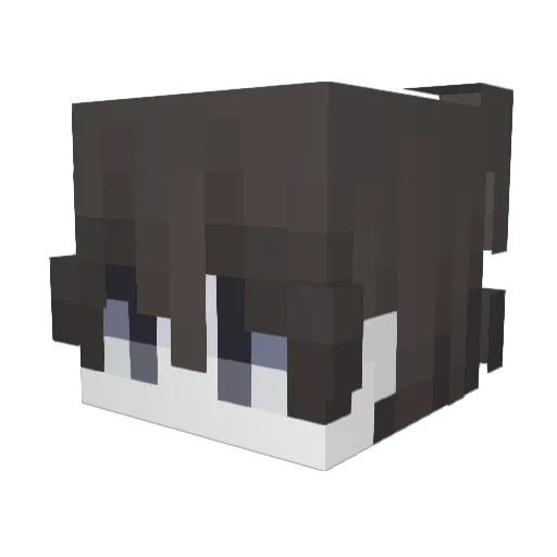 aspeew Minecraft avatar head, 3D render