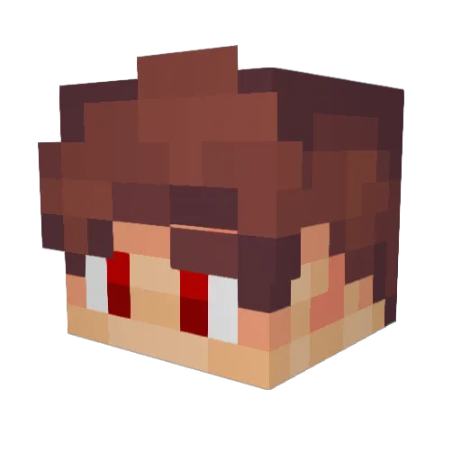 asrma7 Minecraft avatar head, 3D render
