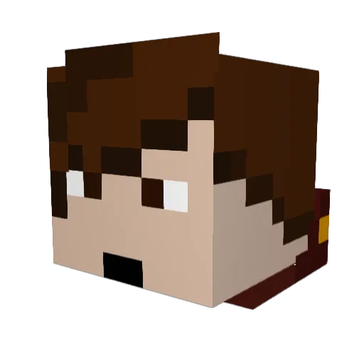 assassinsHD10 Minecraft avatar head, 3D render