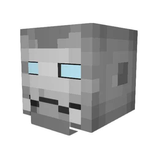 assassinx1234 Minecraft avatar head, 3D render