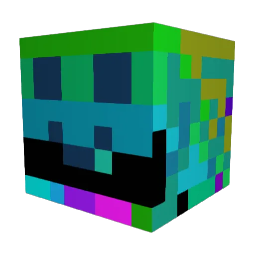 assilox Minecraft avatar head, 3D render