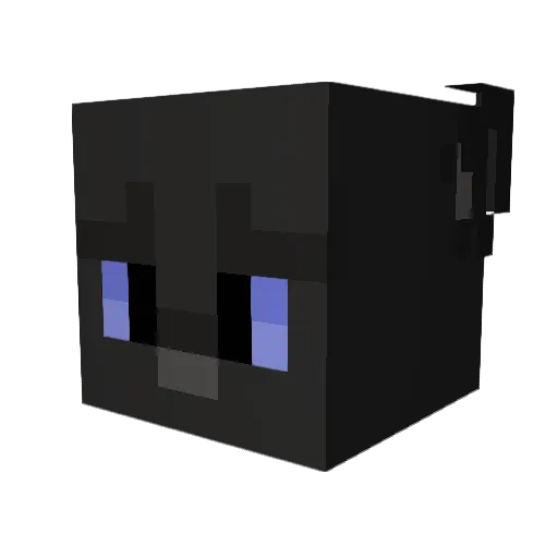 assumac Minecraft avatar head, 3D render