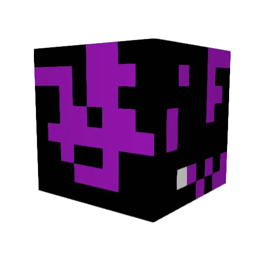asswag Minecraft avatar head, 3D render