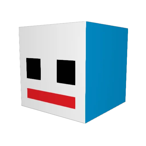 aste9974 Minecraft avatar head, 3D render