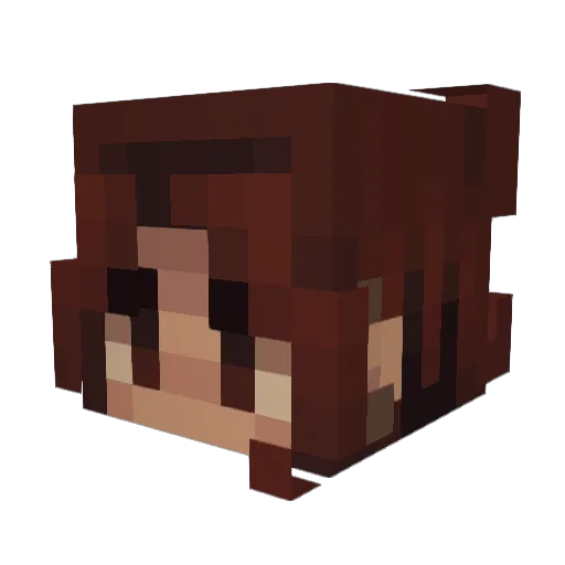 astearoth Minecraft avatar head, 3D render