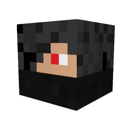 astep15 Minecraft avatar head, 3D render