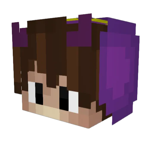 asterchefcom Minecraft avatar head, 3D render