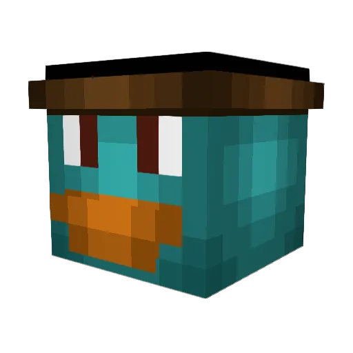 astew26 Minecraft avatar head, 3D render