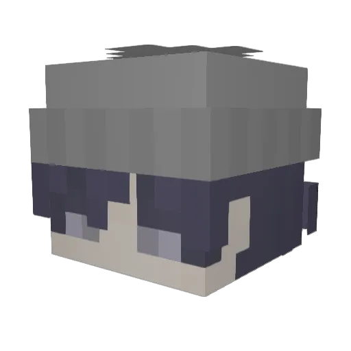 asthma700 Minecraft avatar head, 3D render