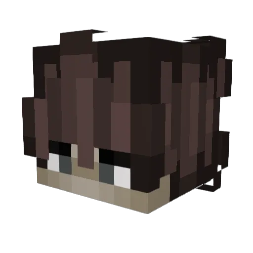 astig037 Minecraft avatar head, 3D render
