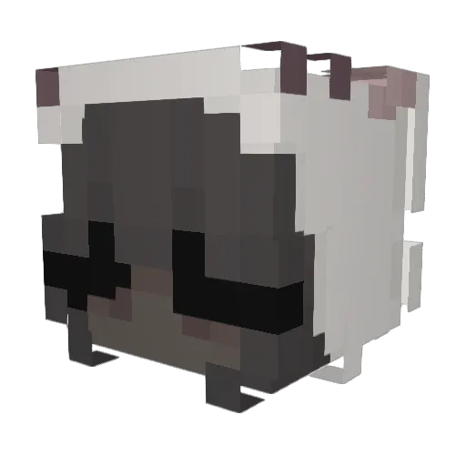 astnasmi Minecraft avatar head, 3D render