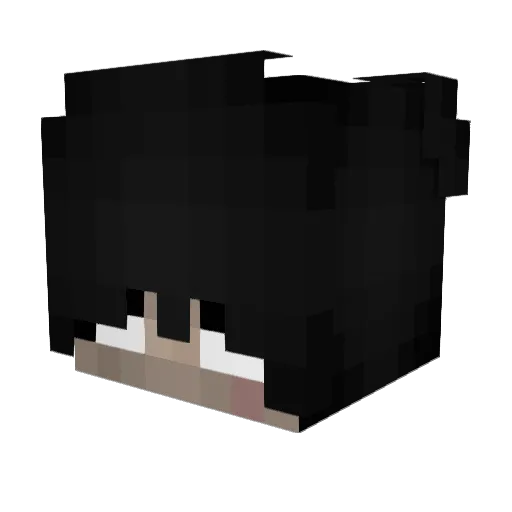 astralW Minecraft avatar head, 3D render