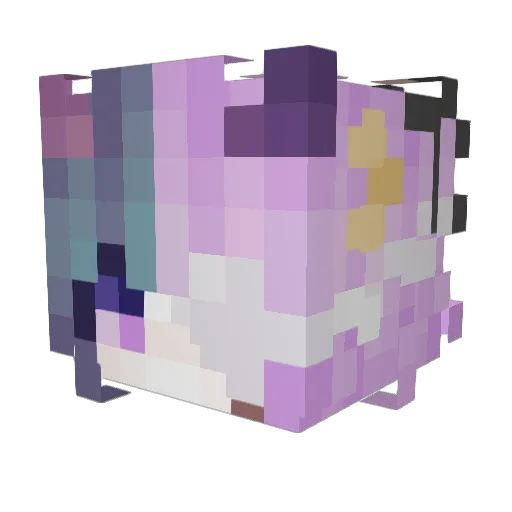 astral_996 Minecraft avatar head, 3D render
