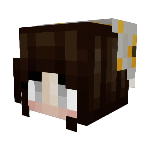 astral_muse Minecraft avatar head, 3D render