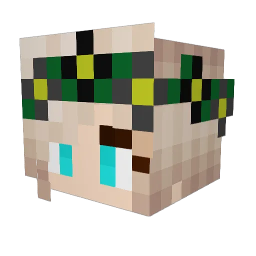 astraldreamer Minecraft avatar head, 3D render
