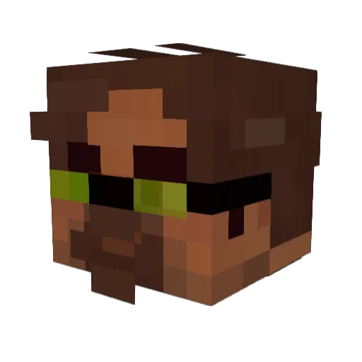 astralghostt Minecraft avatar head, 3D render