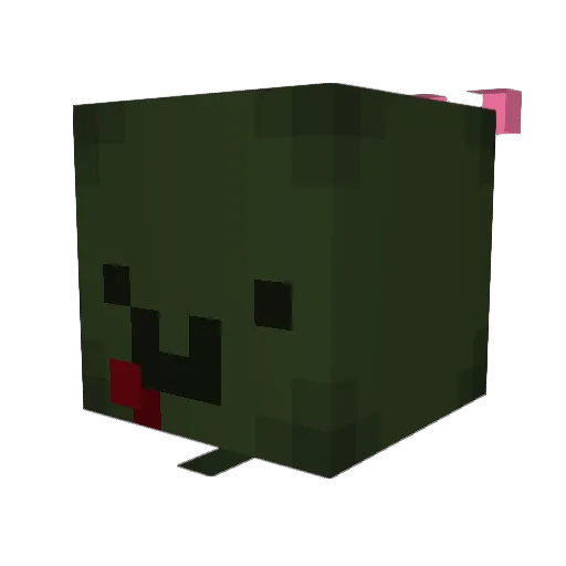 astrallgg Minecraft avatar head, 3D render