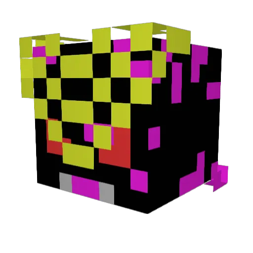 astraltonner Minecraft avatar head, 3D render