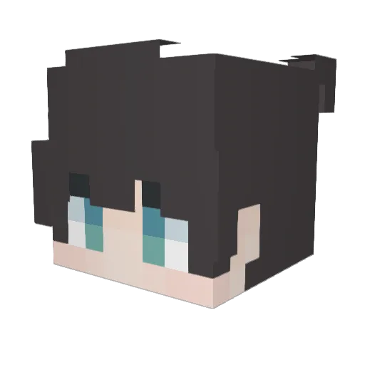 astramyr Minecraft avatar head, 3D render