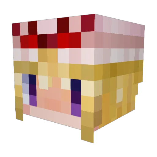 astrasz Minecraft avatar head, 3D render