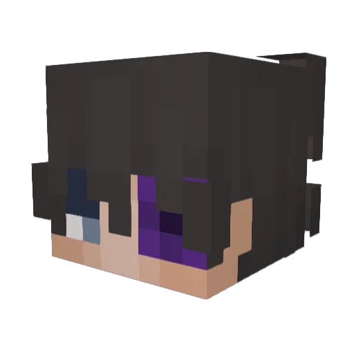 astrelkin Minecraft avatar head, 3D render