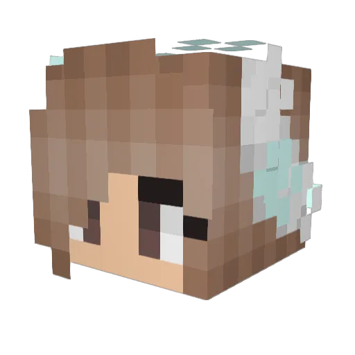 astrid365 Minecraft avatar head, 3D render