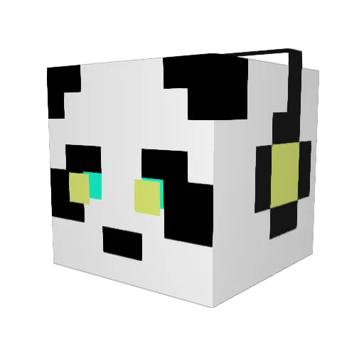 astro357 Minecraft avatar head, 3D render