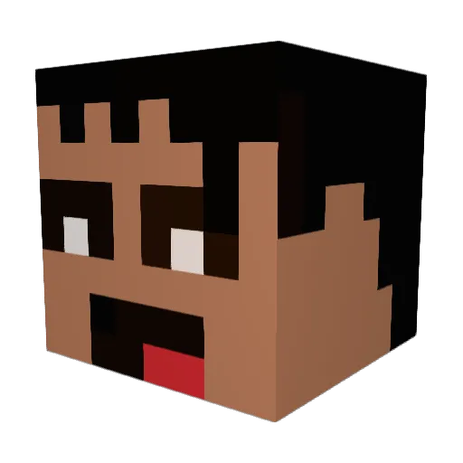 astro_nahson99 Minecraft avatar head, 3D render
