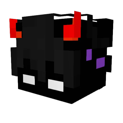 astrochat Minecraft avatar head, 3D render