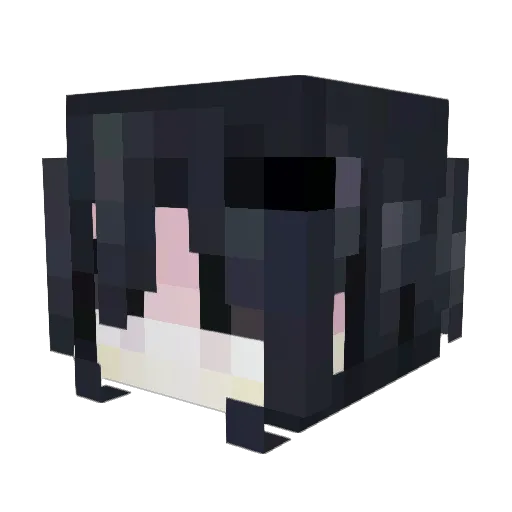 astromomo Minecraft avatar head, 3D render